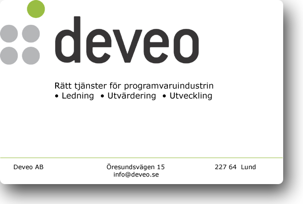 Deveo: Rätt tjänster för programvaruindustrin